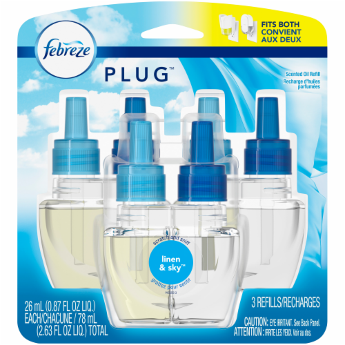 Febreze Plug Air Freshener Oil Refills Variety Pack 3 ct