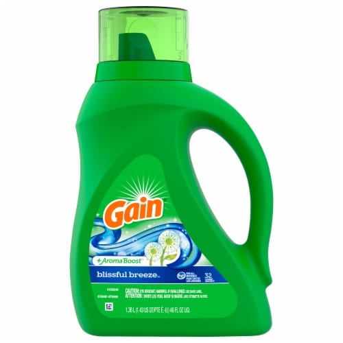 Gain Blissful Breeze Liquid Laundry Detergent Perspective: front