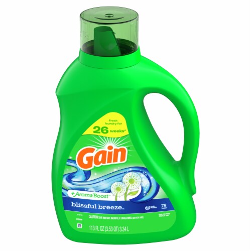 Gain Blissful Breeze Liquid Laundry Detergent Perspective: front