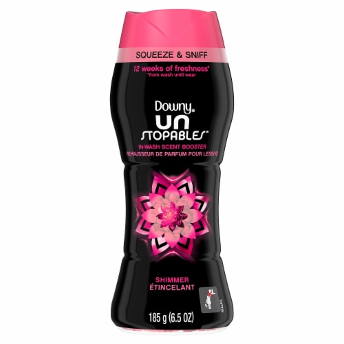 Downy Unstopables Shimmer In Wash Scent Booster Fabric Softener Perspective: front