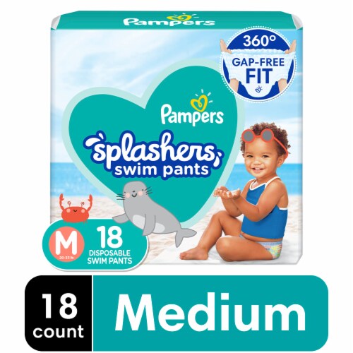 Pampers Splashers Medium Swim Diapers Perspective: front