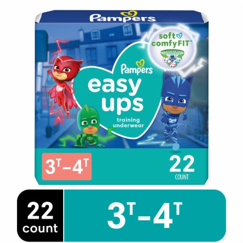 Pampers Easy Ups Training Pants Boys 3T-4T (30-40 lbs), 22 count - Harris  Teeter