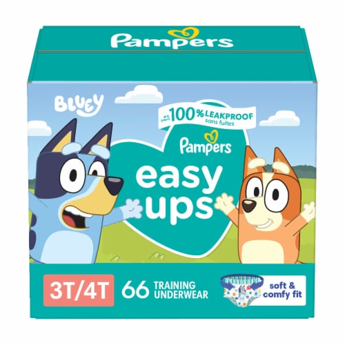 Pampers Easy Ups Training Pants Size 4 Girls - 16-34 lbs