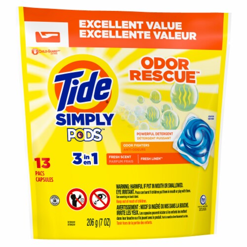 Tide® Simply Pods Odor Rescue Liquid Laundry Detergent Perspective: front