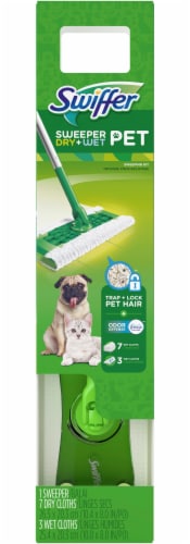 Swiffer Sweeper Pet Wet/Dry Sweeping Kit Perspective: front