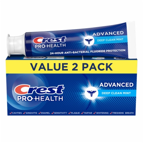 Crest® Pro-Health™ Advanced Deep Clean Mint Toothpaste Perspective: front