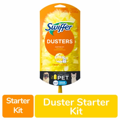 Swiffer Duster Heavy Duty Pet Starter Kit with Refills, 1 ct - Kroger