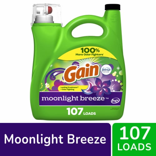 Gain Moonlight Breeze Liquid Laundry Detergent Perspective: front