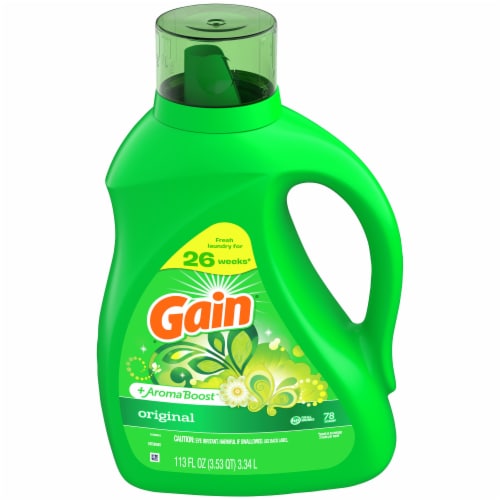 Gain Original Scent Liquid Laundry Detergent Perspective: front