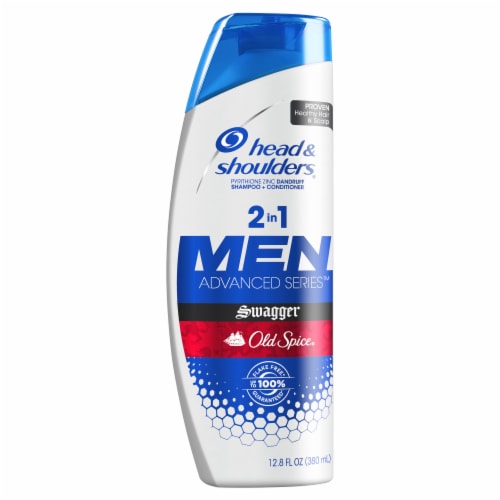 Head and Shoulders Old Spice Swagger Anti-Dandruff 2-in-1 Shampoo + Conditioner for Men Perspective: front