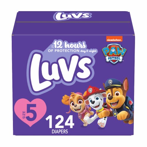 Luvs Size 5 Diapers Perspective: front