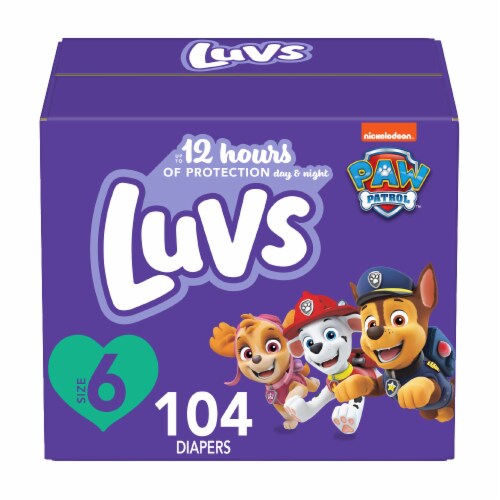 Luvs Size 6 Diapers Perspective: front