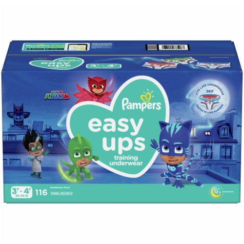 Pampers Easy Ups Size 3T-4T Training Underwear, 116 ct - Kroger