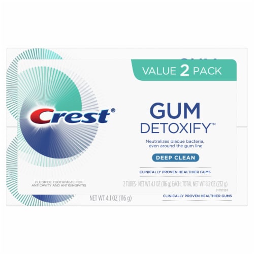 Crest® Gum Detoxify™ Deep Clean Toothpaste Value Pack Perspective: front