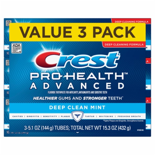 Crest Pro-Health™ Advanced Deep Clean Mint Toothpaste Perspective: front