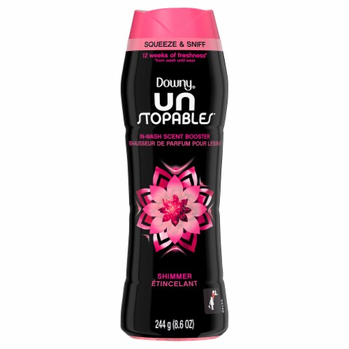 Downy Unstopables Shimmer In Wash Scent Booster Fabric Refreshers Perspective: front