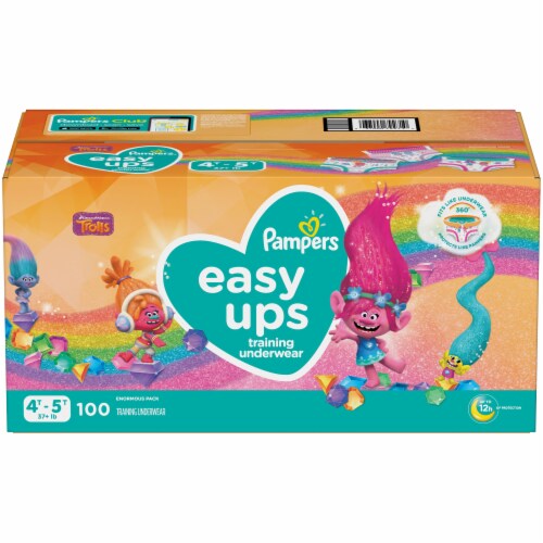 Pampers Easy Ups Size 4T-5T Training Pants, 100 ct - Kroger