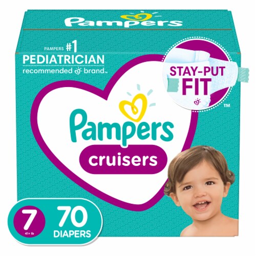 Huisdieren Op de kop van Ver weg Pampers Cruisers Size 7 Diapers, 70 ct - Dillons Food Stores