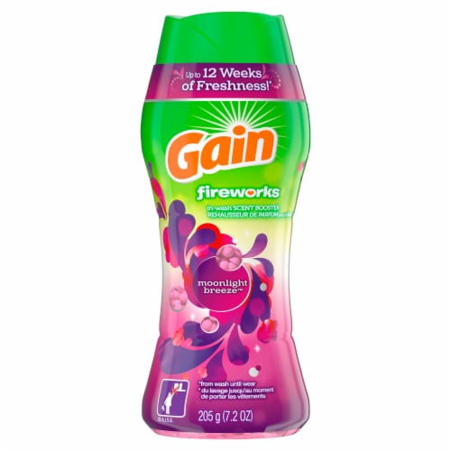 Gain Fireworks Moonlight Breeze In-Wash Scent Booster Beads Perspective: front