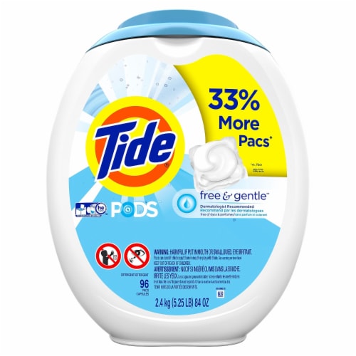 Tide PODS Free & Gentle Liquid Laundry Perspective: front