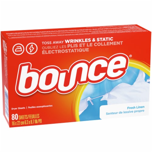 Bounce Fresh Linen Dryer Sheets, 80 ct - Kroger