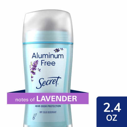 Secret for Women Aluminum-Free Deodorant Lavender Scent Perspective: front