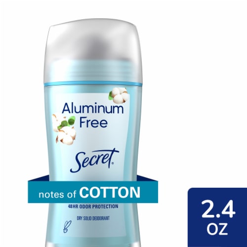 Secret for Women Aluminum-Free Deodorant Cotton Scent Perspective: front
