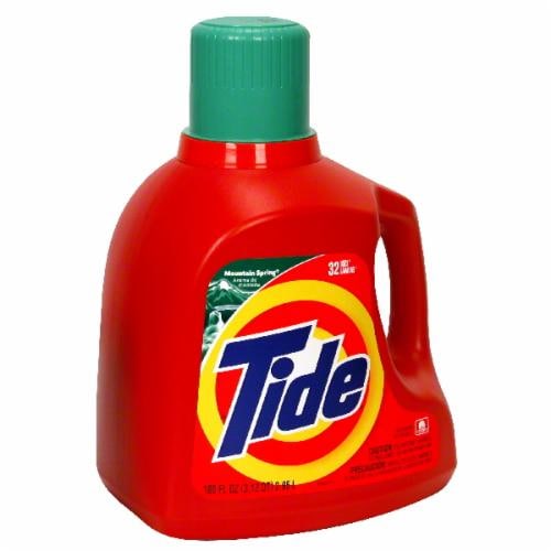 Tide Mountain Spring Liquid Laundry Detergent Perspective: front