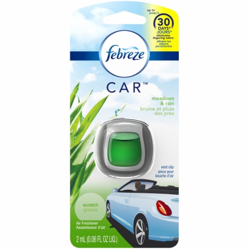 Febreze Car™ Meadows and Rain Air Freshener Vent Clip, 1 ct - Foods Co.