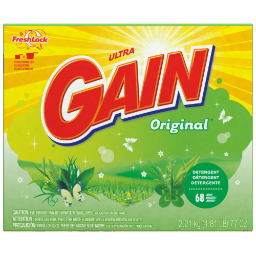 Ultra Gain Powder Laundry Detergent Perspective: front