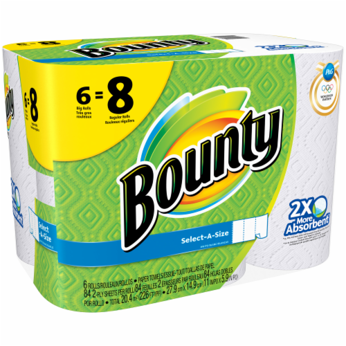 Bounty Select-A-Size Paper Towels Giant Rolls