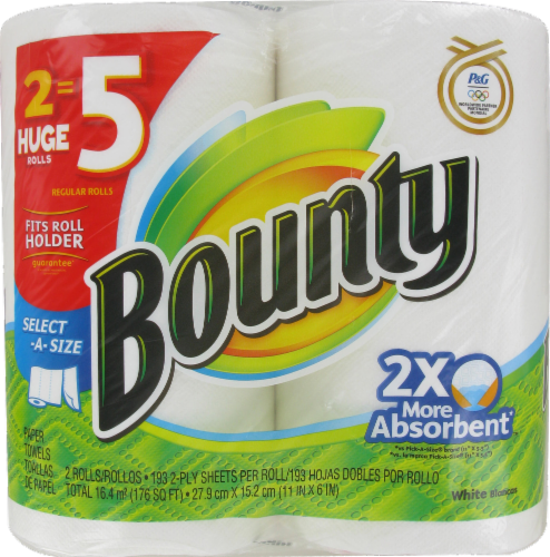 Bounty Select-A-Size Huge Roll Paper Towels Perspective: front