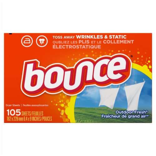 Bounce® Outdoor Fresh® Fabric Softening Dryer Sheets Perspective: front