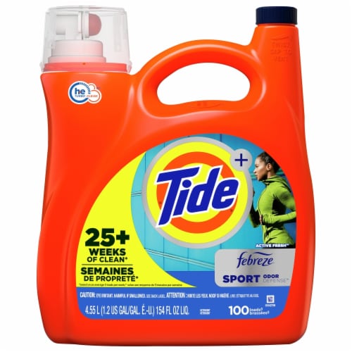 Tide® Febreeze Sport Liquid Laundry Detergent Perspective: front