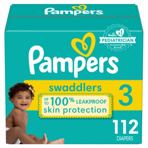 Pampers Swaddlers Diaper Size 3, 112 count - Pay Less Super Markets