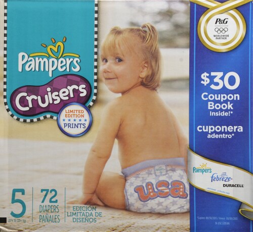 Spectaculair cabine Vergissing Pampers Cruisers Size 5 Diapers, 72 Count - QFC