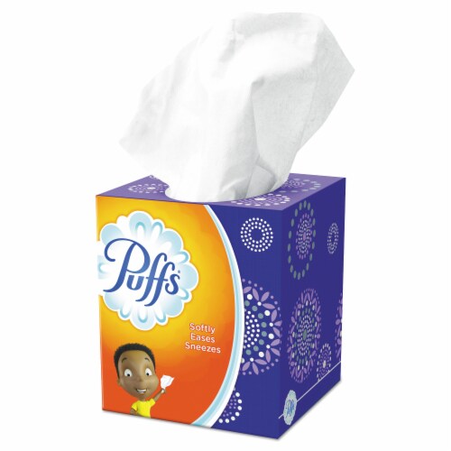 Puffs Plus Lotion Cube Facial Tissues, 4 pk/56 ct - Kroger