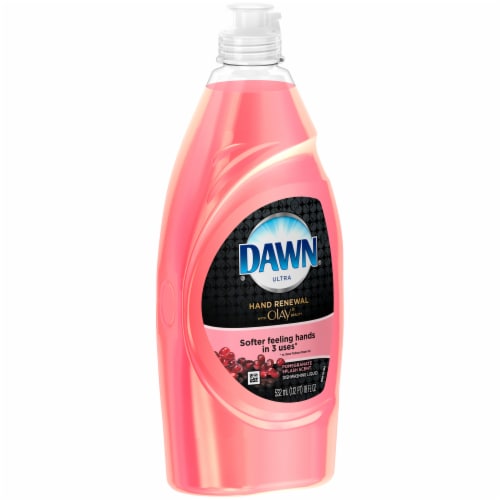 Dawn Ultra Pomegranate Splash Scent Dishwashing Liquid Perspective: front