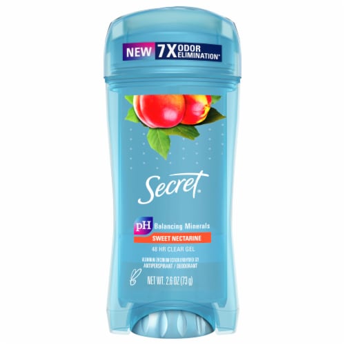 Secret® Nectarine Clear Gel Antiperspirant Deodorant Perspective: front