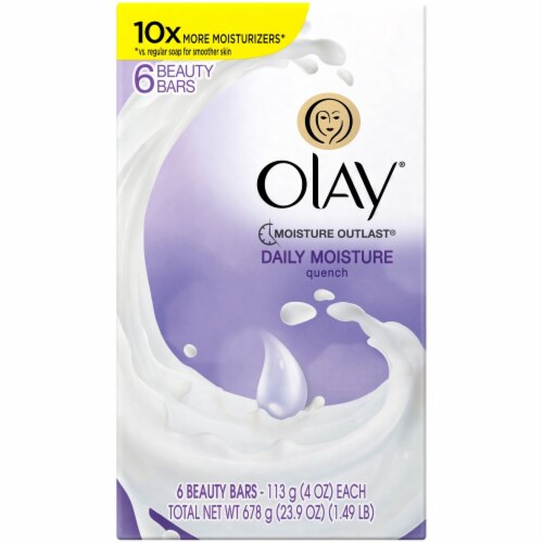 Olay Moisture Outlast Daily Moisture Quench Beauty Bar Perspective: front