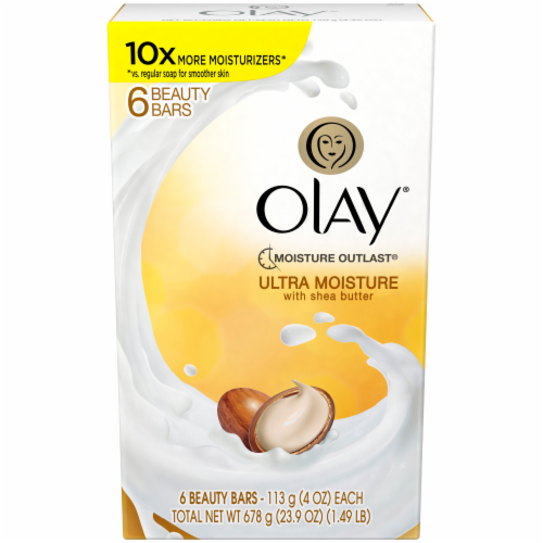 Olay Ultra Moisture Soap Bars Perspective: front