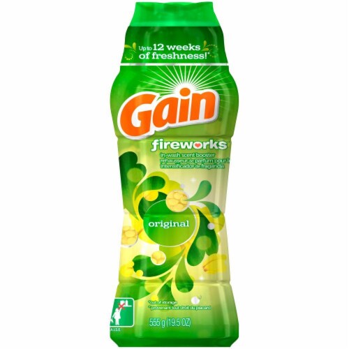 Gain Fireworks Original In Wash Scent Booster Perspective: front