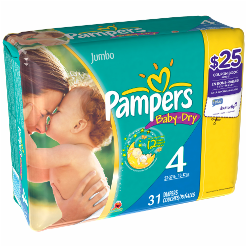Pampers size 4 diapers deals