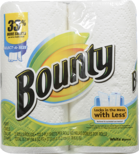 Bounty Select-A-Size Roll Paper Towels Perspective: front