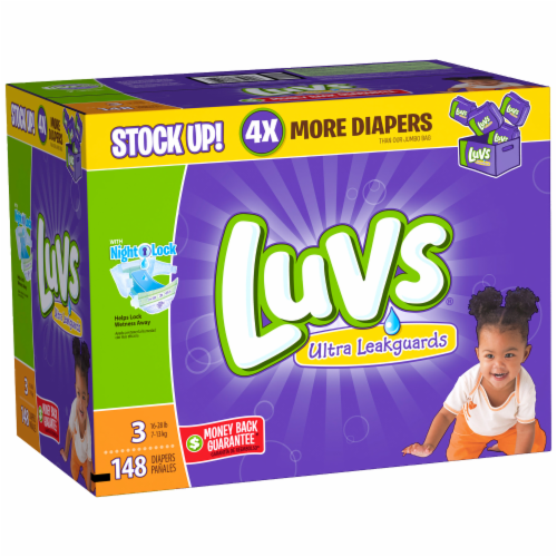 Luvs Size 3 Ultra Leakguards Diapers Perspective: front