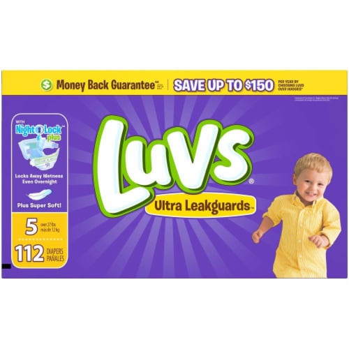 Luvs pampers best sale size 5