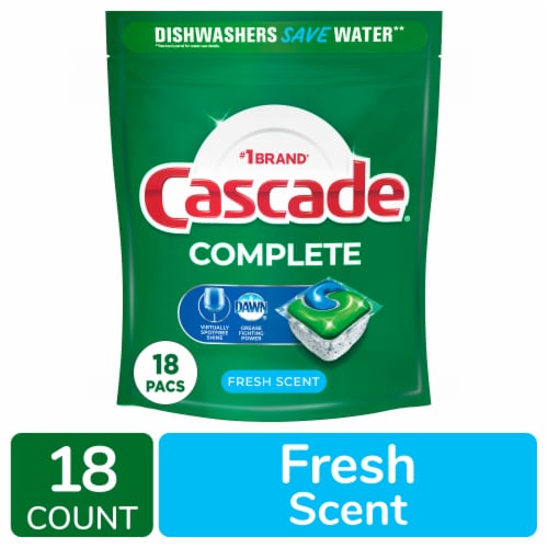 Cascade Complete ActionPacs Fresh Scent Dishwasher Detergent Pods