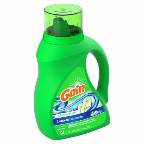 Gain Blissful Breeze Aroma Boost Liquid Laundry Detergent Perspective: front