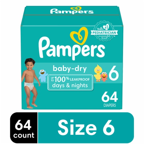 Top Maar Vrijgevig Pampers Baby Dry Baby Diapers Size 6, 64 ct - Pick 'n Save