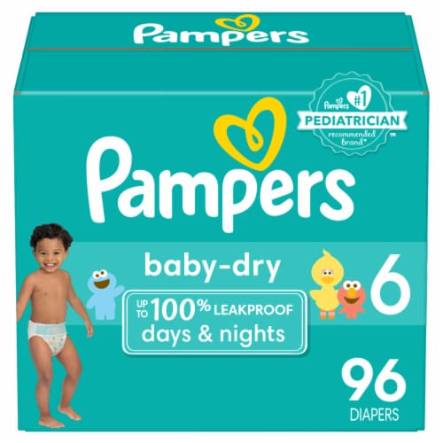 makkelijk te gebruiken blozen winkel Pampers Baby Dry Baby Diapers Size 6, 96 ct - Dillons Food Stores